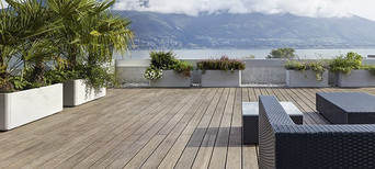 Moderne Terrassendielen aus Bambus