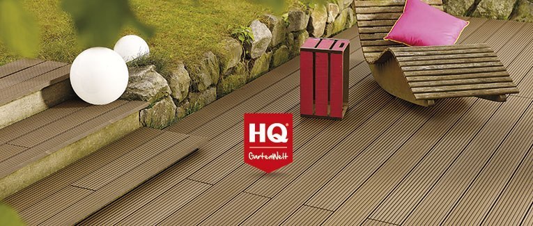 Schöne Terrassendielen aus der HQ-GartenWelt